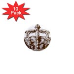 Crown001_brown 1  Mini Magnet (10 pack) 