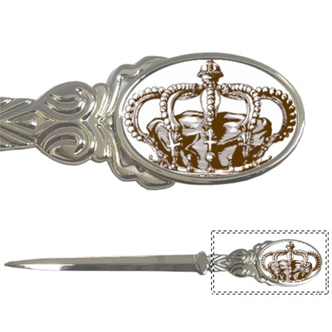 Crown001_brown Letter Opener from ArtsNow.com Front