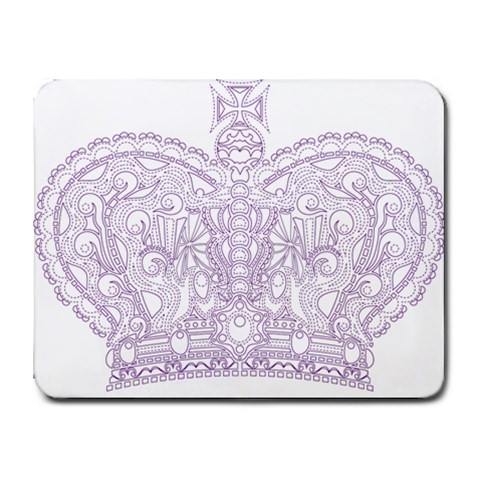 Crown008_purple Small Mousepad from ArtsNow.com Front