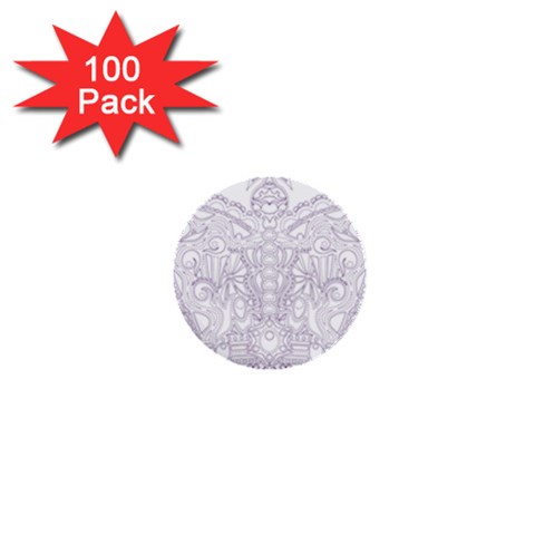 Crown008_purple 1  Mini Button (100 pack)  from ArtsNow.com Front