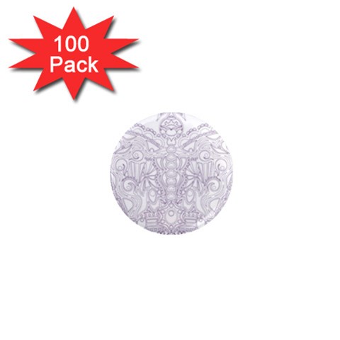 Crown008_purple 1  Mini Magnet (100 pack)  from ArtsNow.com Front