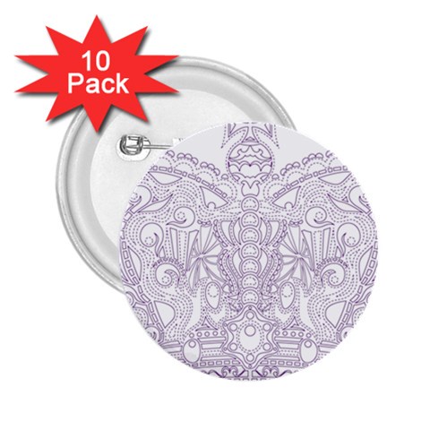 Crown008_purple 2.25  Button (10 pack) from ArtsNow.com Front