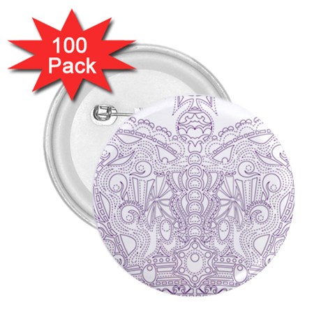 Crown008_purple 2.25  Button (100 pack) from ArtsNow.com Front