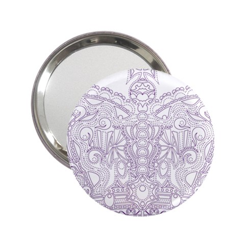 Crown008_purple 2.25  Handbag Mirror from ArtsNow.com Front