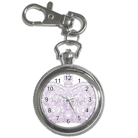 Crown008_purple Key Chain Watch from ArtsNow.com Front