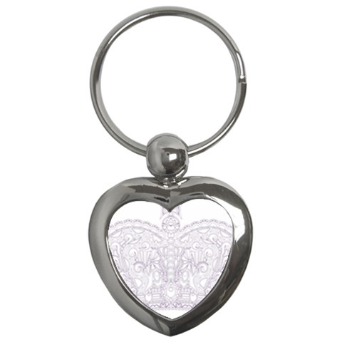 Crown008_purple Key Chain (Heart) from ArtsNow.com Front