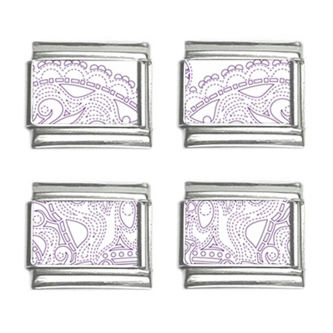 Crown008_purple 9mm Italian Charm (4 pack) from ArtsNow.com Front