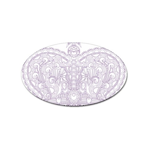 Crown008_purple Sticker (Oval) from ArtsNow.com Front