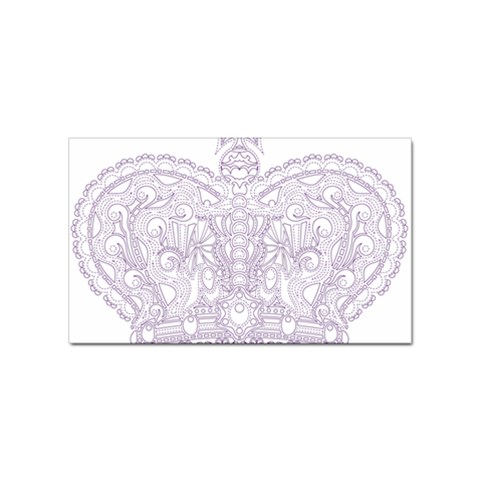 Crown008_purple Sticker Rectangular (10 pack) from ArtsNow.com Front