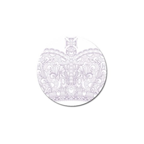 Crown008_purple Golf Ball Marker (4 pack) from ArtsNow.com Front