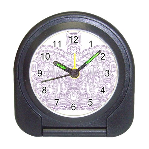 Crown008_purple Travel Alarm Clock from ArtsNow.com Front