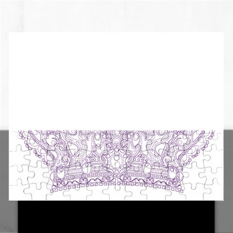 Crown008_purple Jigsaw Puzzle (Rectangular) from ArtsNow.com Front