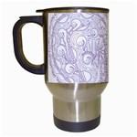 Crown008_purple Travel Mug (White)