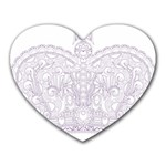 Crown008_purple Mousepad (Heart)