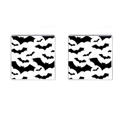 Deathrock Bats Cufflinks (Square) from ArtsNow.com Front(Pair)