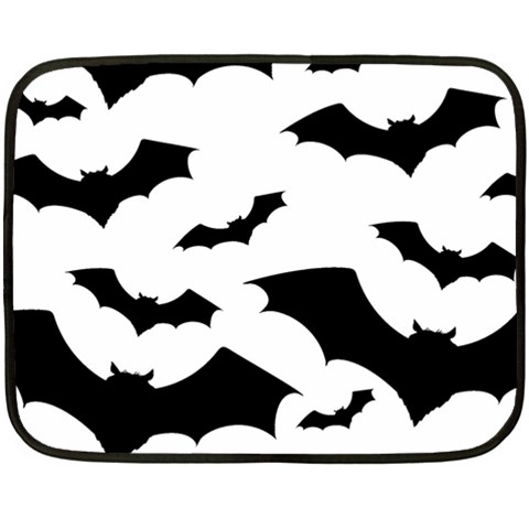 Deathrock Bats Double Sided Fleece Blanket (Mini) from ArtsNow.com 35 x27  Blanket Back