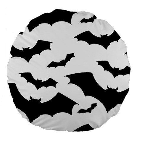 Deathrock Bats Large 18  Premium Round Cushion  from ArtsNow.com Back