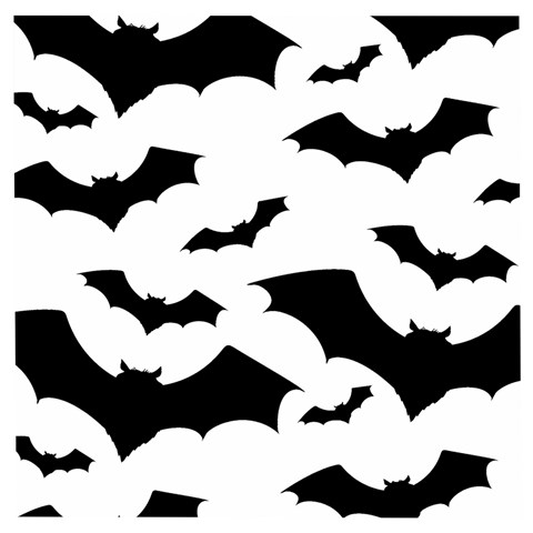 Deathrock Bats Wooden Puzzle Square from ArtsNow.com Front