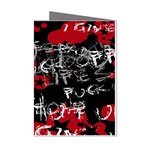 Emo Graffiti Mini Greeting Cards (Pkg of 8)