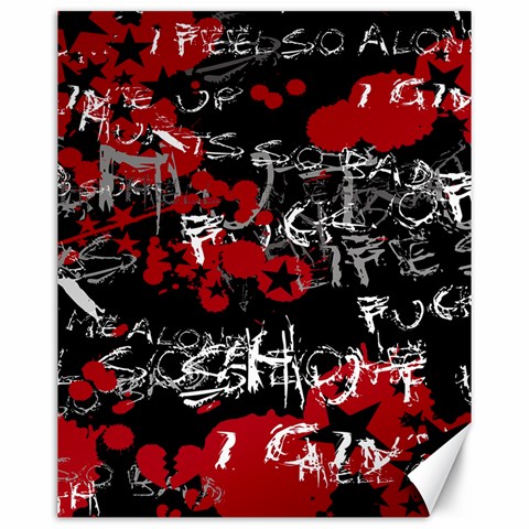 Emo Graffiti Canvas 16  x 20  from ArtsNow.com 15.75 x19.29  Canvas - 1