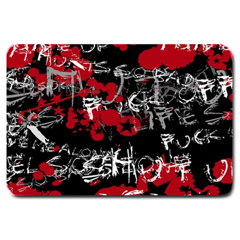 Emo Graffiti Large Doormat from ArtsNow.com 30 x20  Door Mat