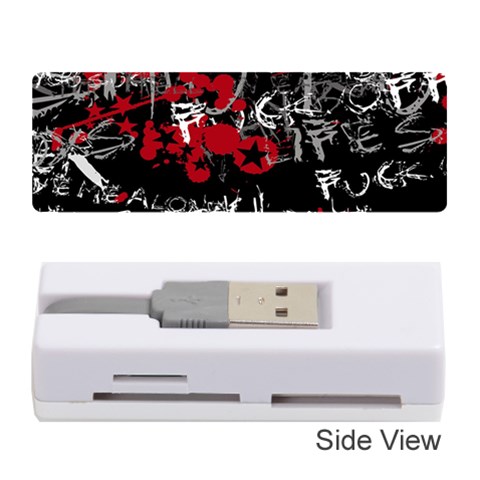 Emo Graffiti Memory Card Reader (Stick) from ArtsNow.com Front