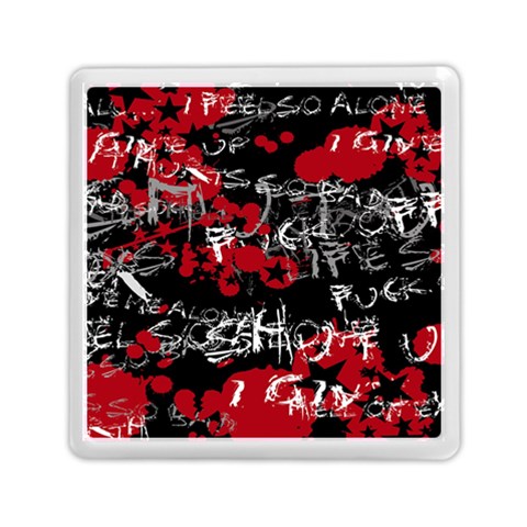 Emo Graffiti Memory Card Reader (Square) from ArtsNow.com Front