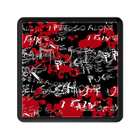 Emo Graffiti Memory Card Reader (Square) from ArtsNow.com Front