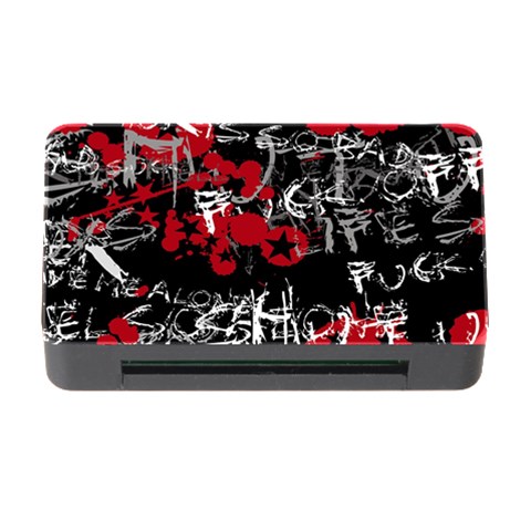 Emo Graffiti Memory Card Reader with CF from ArtsNow.com Front