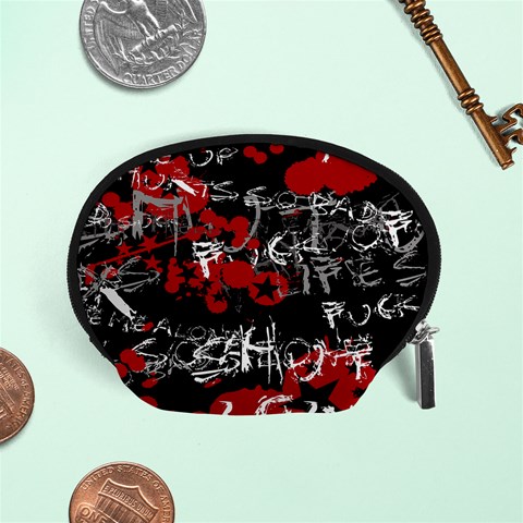 Emo Graffiti Accessory Pouch (Small) from ArtsNow.com Front