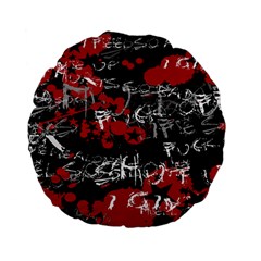 Emo Graffiti Standard 15  Premium Flano Round Cushion  from ArtsNow.com Front