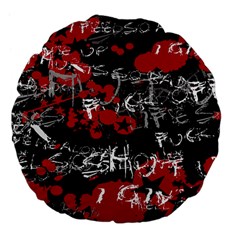 Emo Graffiti Large 18  Premium Flano Round Cushion  from ArtsNow.com Front