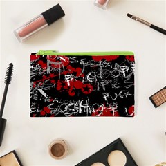 Emo Graffiti Cosmetic Bag (XS) from ArtsNow.com Front