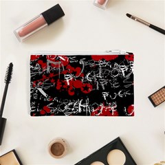 Emo Graffiti Cosmetic Bag (XS) from ArtsNow.com Back