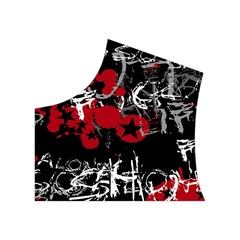 Emo Graffiti Women s Button Up Vest from ArtsNow.com Top Left