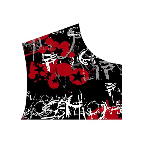 Emo Graffiti Women s Button Up Vest from ArtsNow.com Top Right