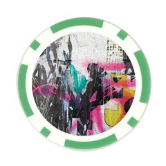 Graffiti Grunge Poker Chip Card Guard (10 pack) from ArtsNow.com Back