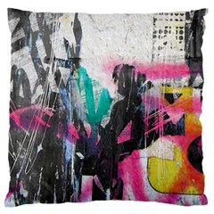 Graffiti Grunge Large Cushion Case (Two Sides) from ArtsNow.com Front