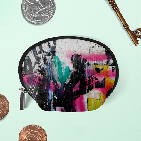 Graffiti Grunge Accessory Pouch (Small) from ArtsNow.com Back