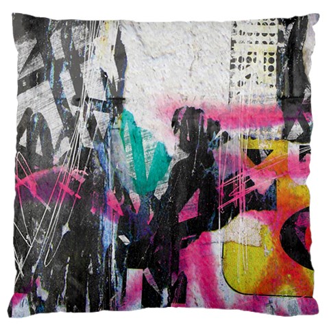 Graffiti Grunge Large Flano Cushion Case (Two Sides) from ArtsNow.com Back