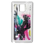 Graffiti Grunge Samsung Galaxy Note 4 Case (White)