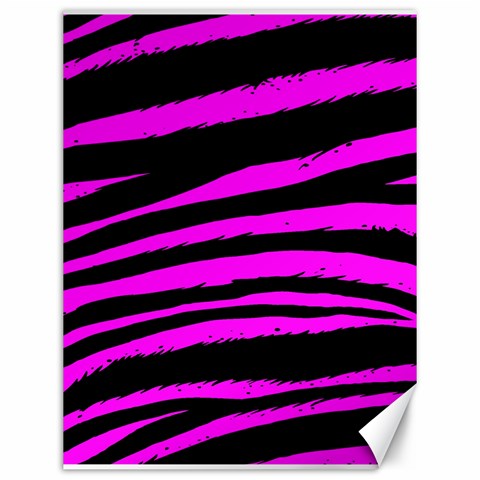 Pink Zebra Canvas 12  x 16  from ArtsNow.com 11.86 x15.41  Canvas - 1