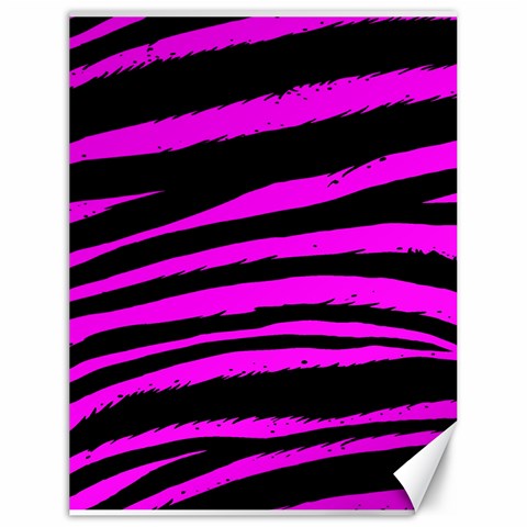 Pink Zebra Canvas 18  x 24  from ArtsNow.com 17.8 x23.08  Canvas - 1