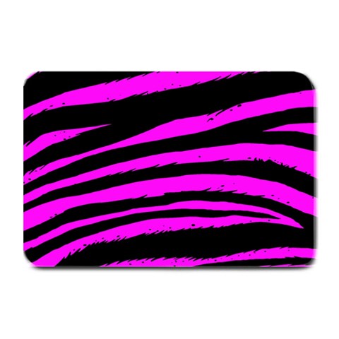 Pink Zebra Plate Mat from ArtsNow.com 18 x12  Plate Mat