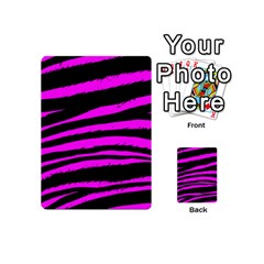 Pink Zebra Playing Cards 54 Designs (Mini) from ArtsNow.com Back