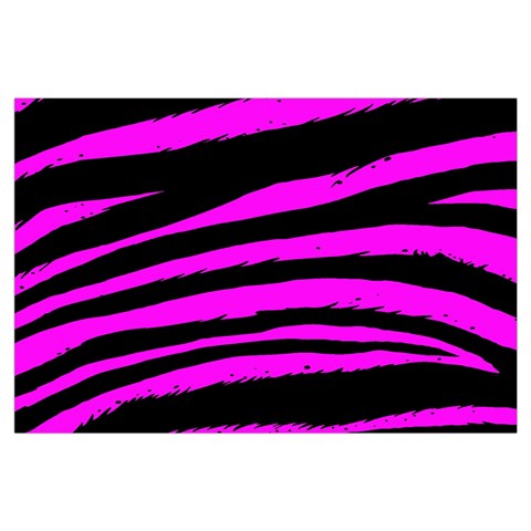 Pink Zebra Samsung Galaxy Note 4 Case (Black) from ArtsNow.com Front