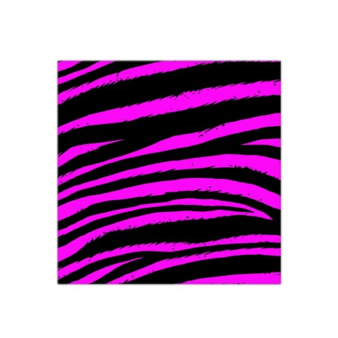 Pink Zebra Satin Bandana Scarf from ArtsNow.com Front