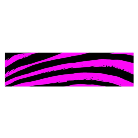 Pink Zebra Satin Scarf (Oblong) from ArtsNow.com Front