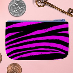 Pink Zebra Large Coin Purse from ArtsNow.com Back