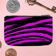 Pink Zebra Large Coin Purse from ArtsNow.com Back